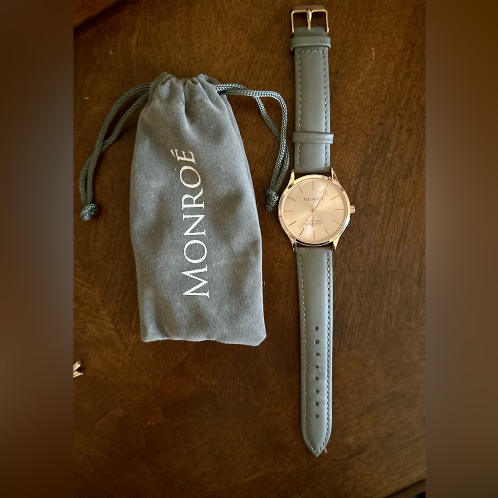 Like New Monroe Rose Gold Watch